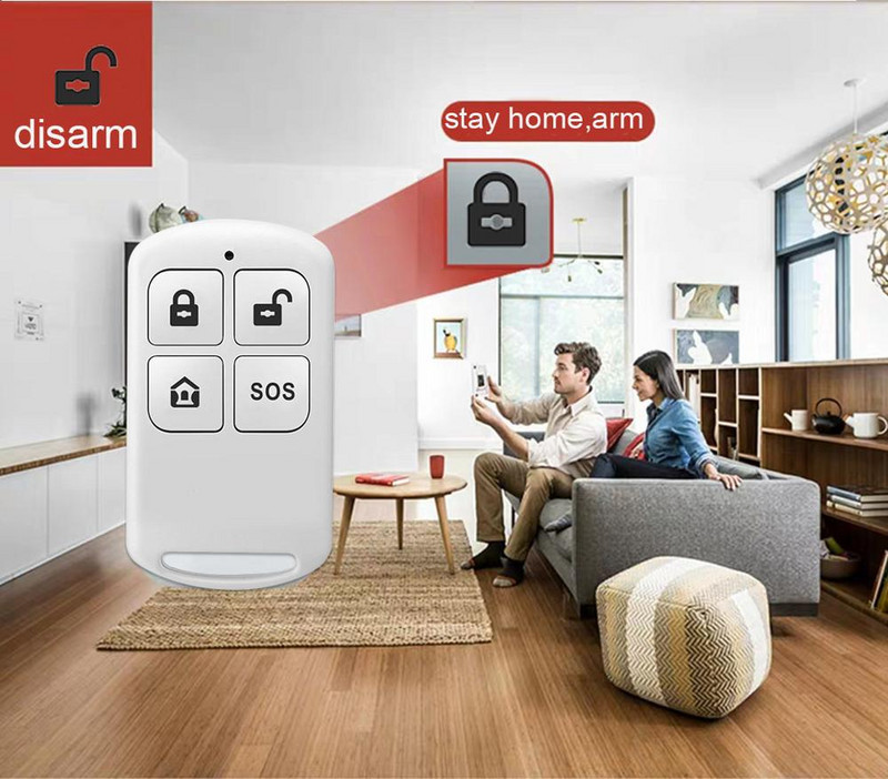 Σύστημα συναγερμού ασφαλείας PGST Wireless Home WIFI GSM Σύστημα συναγερμού διαρρήξεων Ασφάλεια σπιτιού με αισθητήρα κίνησης PIR Ανιχνευτής κίνησης Σύστημα συναγερμού