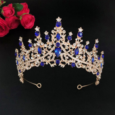 Barokiniai vintažiniai žali krištoliniai vestuvinių papuošalų rinkiniai Kalnų krištolas Tiara Crown Stud Auskarai Choker Kaklo papuošalai Vestuvių Dubajaus papuošalų rinkinys