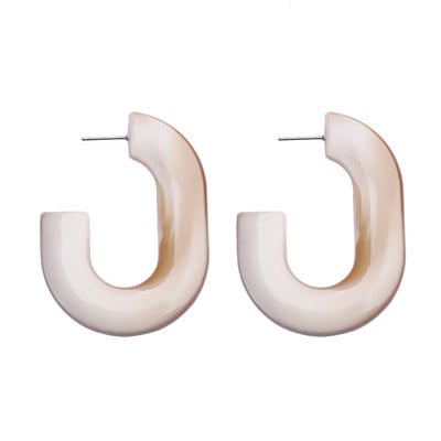 Cercei mari exagerați din acrilic, cercei lungi din rășină ovale, de culoare aurie, pentru femei, accesorii de bijuterii de nuntă la modă nouă