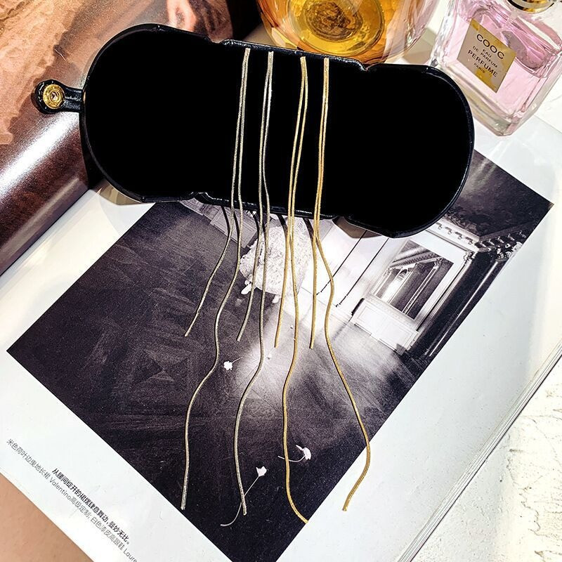 Akciós Szuper hosszú lánc Bojt Drop Dangle Fülbevaló Női Bizsu Divatos ötvözet Női Divatos Ékszer Brincos Ajándék