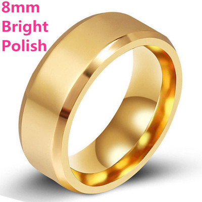 MOREDEAR 4mm 6mm 8mm Inel de titan de culoare argintie lucioasă și plictisitoare pentru bărbați și femei.