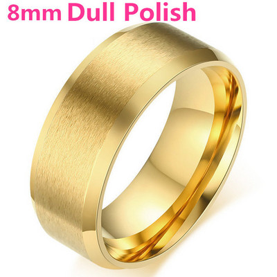 MOREDEAR 4mm 6mm 8mm Inel de titan de culoare argintie lucioasă și plictisitoare pentru bărbați și femei.