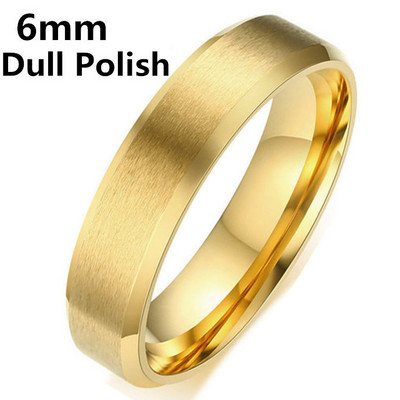 MOREDEAR 4mm 6mm 8mm Inel de titan de culoare argintie lucioasă și plictisitoare pentru bărbați și femei.