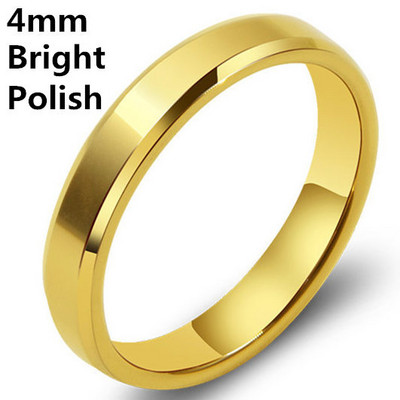 MOREDEAR 4mm 6mm 8mm Inel de titan de culoare argintie lucioasă și plictisitoare pentru bărbați și femei.