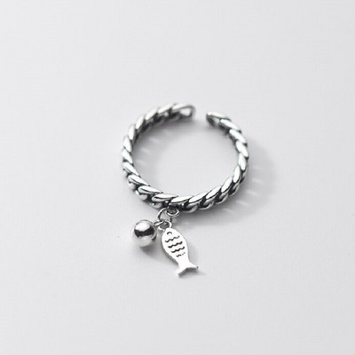 XIYANIKE ezüst színű Vintage mosolygó arcú nyitott gyűrűk nőknek Punk hip-hop állítható gyűrű divatékszerek a legjobb ajándék