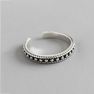 XIYANIKE ezüst színű Vintage mosolygó arcú nyitott gyűrűk nőknek Punk hip-hop állítható gyűrű divatékszerek a legjobb ajándék