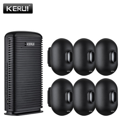 KERUI DW9 Alarmă de securitate fără fir PIR Detector de mișcare PIR pentru garaj Bun venit Alarma antifurt Sistem securizat de patrulare