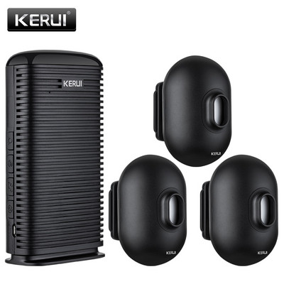 KERUI DW9 Alarmă de securitate fără fir PIR Detector de mișcare PIR pentru garaj Bun venit Alarma antifurt Sistem securizat de patrulare