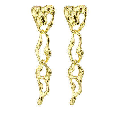 Divat Retro ötvözet nagy csepp fülbevaló nyilatkozat női eltúlzott geometriai fém lógó fülbevaló báj női divatos ékszerek