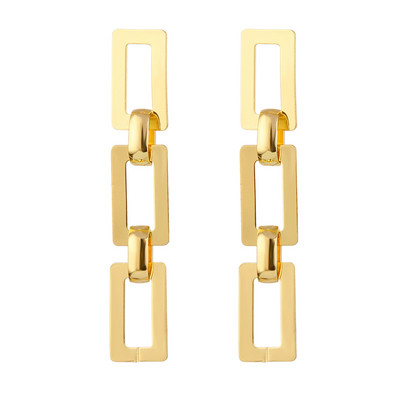 Divat Retro ötvözet nagy csepp fülbevaló nyilatkozat női eltúlzott geometriai fém lógó fülbevaló báj női divatos ékszerek