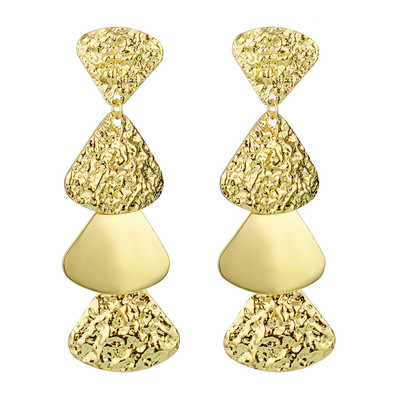 Divat Retro ötvözet nagy csepp fülbevaló nyilatkozat női eltúlzott geometriai fém lógó fülbevaló báj női divatos ékszerek