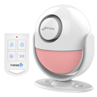 CPVAN PIR mozgásérzékelő riasztó üdvözlő ajtócsengő biztonsági riasztók otthoni érzékelőhöz Hangos sziréna lopásgátló SOS Shed furgon riasztórendszer