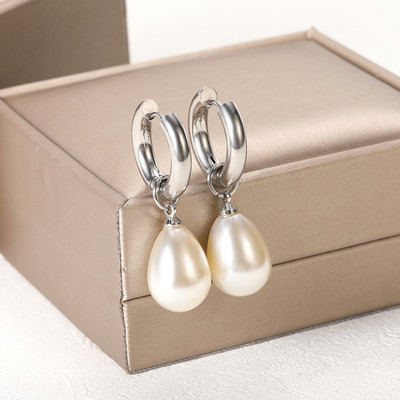 Cercei cu zirconiu cubic austriac de lux, drăguți, pentru femei, pentru nuntă, moda de nuntă, imitație de perle, floare de zăpadă, cadou de bijuterii pentru mireasă