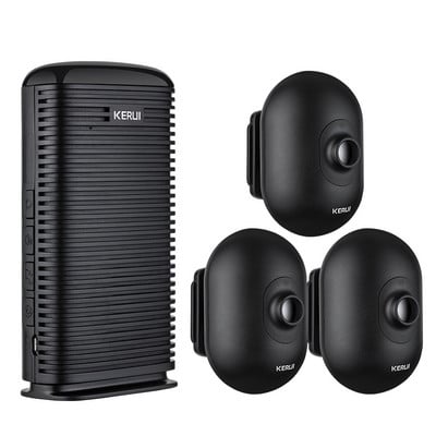 KERUI alarmă fără fir pentru casă inteligentă, garaj, senzor de efracție, senzor de mișcare PIR, impermeabil, sistem de protecție de securitate