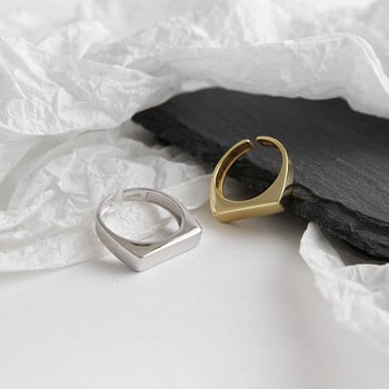 ANENJERY Ασημί Χρώμα Γοητευτικό Ακανόνιστος Αλυσίδα Γεωμετρικά Δαχτυλίδια Ανοιχτοί Δαχτυλίδια για Γυναικείες Ανδρικά Δώρα Δώρα Αξεσουάρ