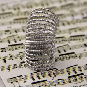 Timlee R136 Ingyenes szállítás Új Vintage ötvözet hosszú tavaszi ujjgyűrűk ékszerek nagykereskedelme