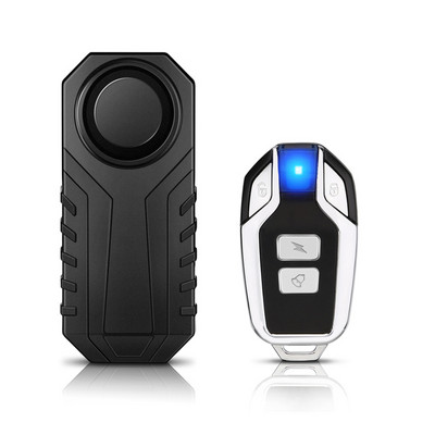 Alarma pentru motociclete cu telecomandă WSDCAM, 113dB, impermeabilă, fără fir pentru bicicletă, protecție de securitate, alarmă antifurt pentru mașină electrică