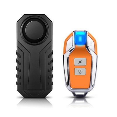 Alarma pentru motociclete cu telecomandă WSDCAM, 113dB, impermeabilă, fără fir pentru bicicletă, protecție de securitate, alarmă antifurt pentru mașină electrică