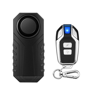 Alarma pentru motociclete cu telecomandă WSDCAM, 113dB, impermeabilă, fără fir pentru bicicletă, protecție de securitate, alarmă antifurt pentru mașină electrică