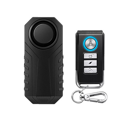 Alarma pentru motociclete cu telecomandă WSDCAM, 113dB, impermeabilă, fără fir pentru bicicletă, protecție de securitate, alarmă antifurt pentru mașină electrică