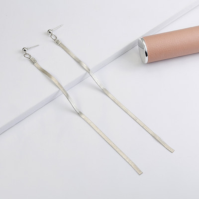 Vintage Pearl Tassel Ear Wrap Crawler Naušnice za žene Moda za zabave Duge viseće naušnice Vjenčani nakit