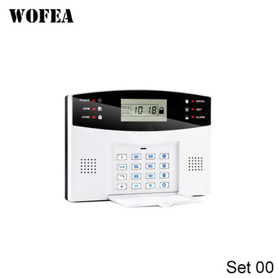 Wofea IOS Android APP Control Wireless Home Security Σύστημα συναγερμού GSM αμφίδρομη ενδοεπικοινωνία Ειδοποίηση SMS για τροφοδοσία