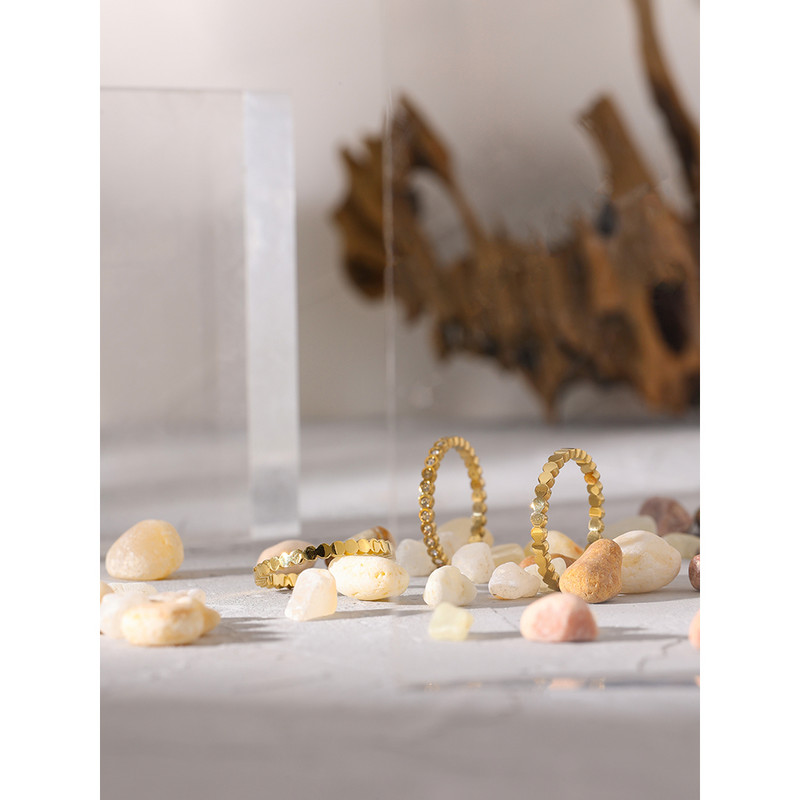 Yhpup Exquisite Bling Cubic Zirconia Inel rotund 316L Oțel inoxidabil Femei Bijuterii Temperament Inel de nuntă Anillos Mujer Cadou