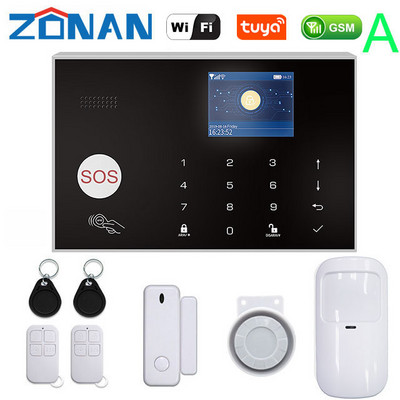 ZONAN G30 Sigurnosni alarmni sustav Wifi Tuya Gsm Home Protuprovalni 433MHz Kontrola aplikacija s bežičnim senzorom pokreta Detektor Alarmni komplet