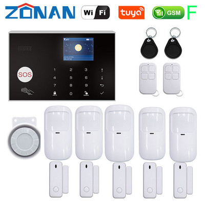 ZONAN G30 Sigurnosni alarmni sustav Wifi Tuya Gsm Home Protuprovalni 433MHz Kontrola aplikacija s bežičnim senzorom pokreta Detektor Alarmni komplet
