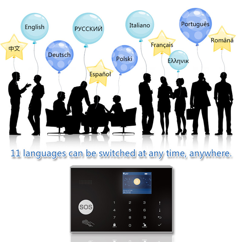 ZONAN G30 Sigurnosni alarmni sustav Wifi Tuya Gsm Home Protuprovalni 433MHz Kontrola aplikacija s bežičnim senzorom pokreta Detektor Alarmni komplet