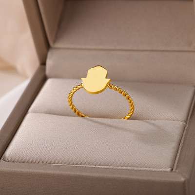 Rozsdamentes acél koponya gyűrűk női férfiaknak arany színű punk csontváz gyűrű férfi női vintage gótikus ujjékszer Anillos Mujer