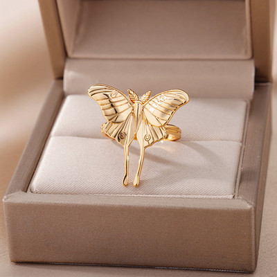 Rozsdamentes acél koponya gyűrűk női férfiaknak arany színű punk csontváz gyűrű férfi női vintage gótikus ujjékszer Anillos Mujer