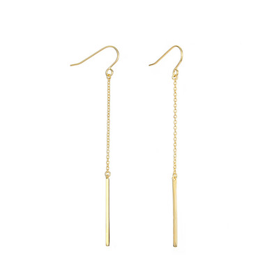 SUNIBI Long Fashion rozsdamentes acél fülbevaló nőknek koreai lelógó fülbevaló minimalista lányparti ajándék ékszer nagykereskedés