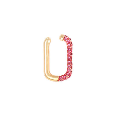Itenice Rainbow Star Earcuffs Cercei pentru femei Colorate Multi-Hoop Strass Ureche Manșetă Inimă romantică Boho Clips pentru ureche