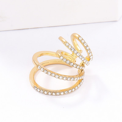 Itenice Rainbow Star Earcuffs Cercei pentru femei Colorate Multi-Hoop Strass Ureche Manșetă Inimă romantică Boho Clips pentru ureche