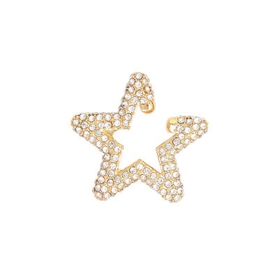 Itenice Rainbow Star Earcuffs Cercei pentru femei Colorate Multi-Hoop Strass Ureche Manșetă Inimă romantică Boho Clips pentru ureche