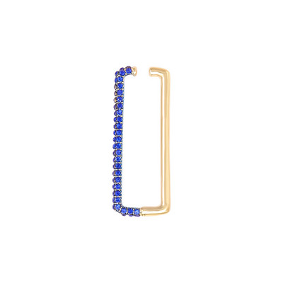 Itenice Rainbow Star Earcuffs Cercei pentru femei Colorate Multi-Hoop Strass Ureche Manșetă Inimă romantică Boho Clips pentru ureche
