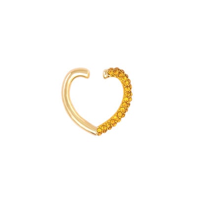 Itenice Rainbow Star Earcuffs Cercei pentru femei Colorate Multi-Hoop Strass Ureche Manșetă Inimă romantică Boho Clips pentru ureche