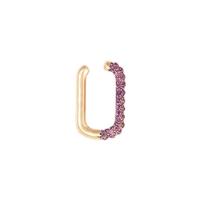 Itenice Rainbow Star Earcuffs Cercei pentru femei Colorate Multi-Hoop Strass Ureche Manșetă Inimă romantică Boho Clips pentru ureche