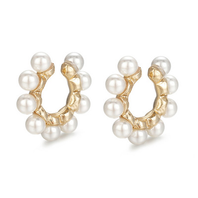 Vruća rasprodaja bisernih cirkonskih naušnica s kopčama za uši Manžete za uši Naušnice koje se mogu složiti za žene BEZ probušene naušnice u hrskavici Dodaci za naušnice