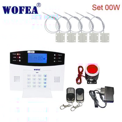 106 зонова LCD клавиатура, жична и безжична GSM алармена система, комплект за домашна охрана, Гласово ръководство, двупосочен домофон, безплатна доставка