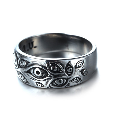 NOU Charm din oțel inoxidabil Odin Norse Viking Amulet Rune BĂRBAȚI Inel cuvinte de modă Bijuterii retro Cadouri reglabil