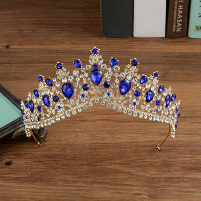 KMVEXO Seturi de bijuterii de mireasă de cristal de culoare neagră la modă, diademe, cercei coroană, colier, rochie de mireasă, set de bijuterii