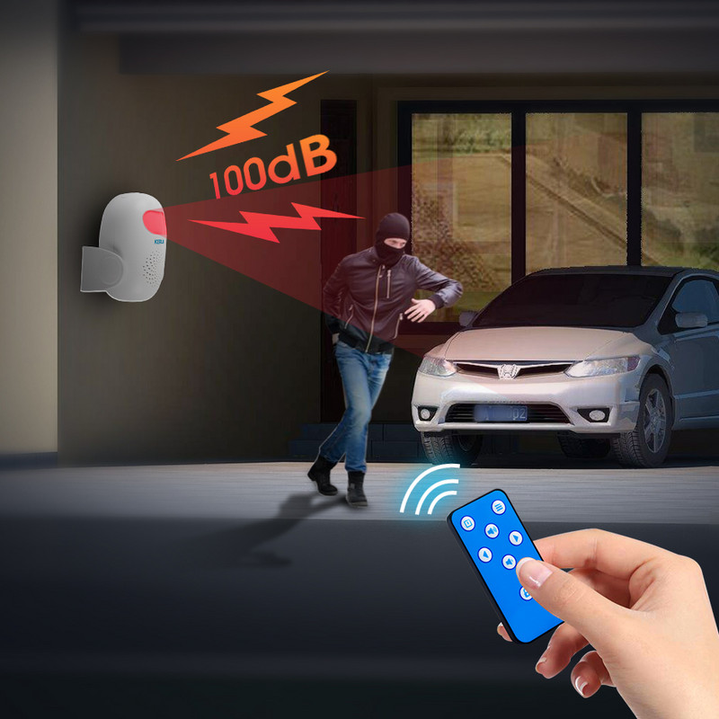 KERUI M120 Smart PIR Infrapuna vargusvastane sissemurdja teretulnud uksekell multifunktsionaalne inimese liikumisandur Garaažipood Koduvalve