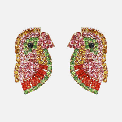 Ztech coreeană dulce roz vintage cercei cu picătură de cristal Bling cercei lungi brincos pendientes bijuterii de declarație cu ridicata Bijoux