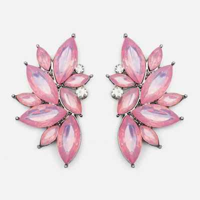 Ztech coreeană dulce roz vintage cercei cu picătură de cristal Bling cercei lungi brincos pendientes bijuterii de declarație cu ridicata Bijoux