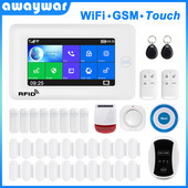 Awaywar alarmni sustav podržava WiFi i GSM za Smart Home Security Provalnik kompatibilan s Tuya IP Camrea
