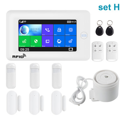 Awaywar alarmni sustav podržava WiFi i GSM za Smart Home Security Provalnik kompatibilan s Tuya IP Camrea