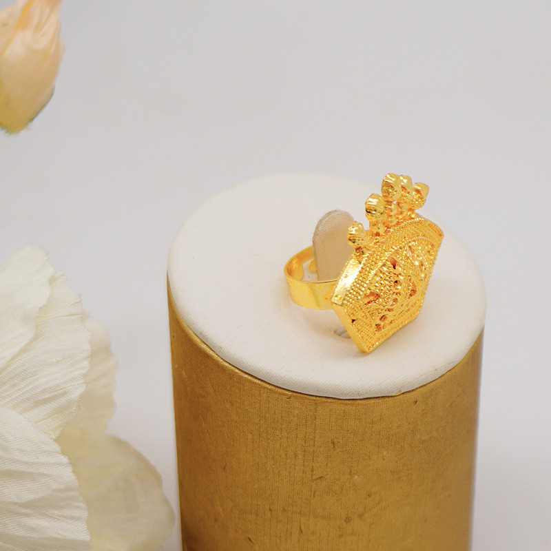 Dubajaus Indijos aukso spalvos karoliai apyrankės auskarai žiedai papuošalų rinkiniai moterims Etiopijos Nigerijos nuotakos vestuvių papuošalai Dovanos