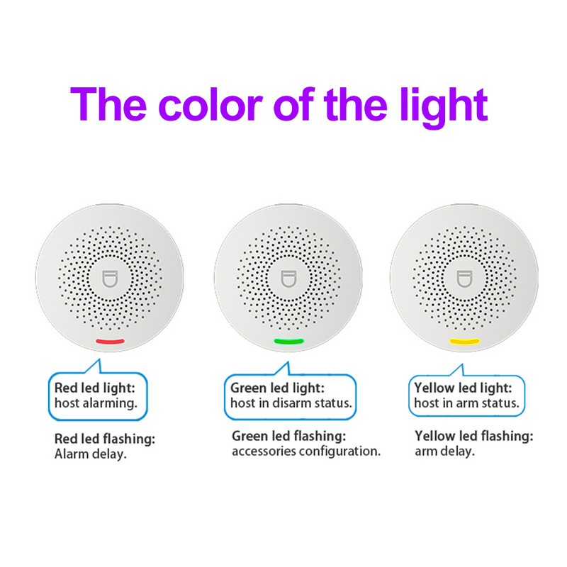 WIFI Inteligentni alarmni sigurnosni sustav sa senzorom pokreta Smart Life&Tuya App Control kompatibilan s Alexa i Google Assistantom